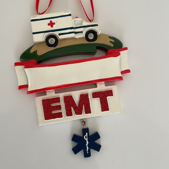 EMT Christmas Ornament Sign + Pier 1 Imports Snowman Ornaments ⛄️ - Picture 6 of 16